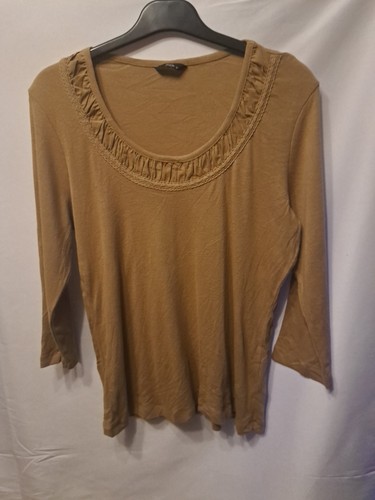 Ladies brown co top - ladies,
