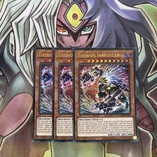 POTE-EN009 x3 Therion Irregular Ultra Rare Excellent Condition Yugioh