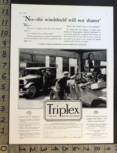 1928 triplex windshield safety - 1928,