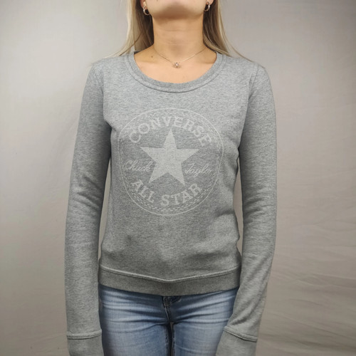 Converse grey sweatshirt women - converse,