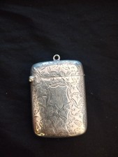 WT 1903 Antique Silver Vesta
