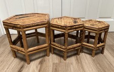 Vintage Bamboo Hexagonal