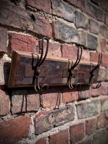 Reclaimed wooden coat hooks - coat, /