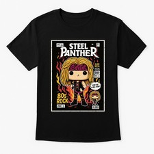 Steel Panther 80s Glam Metal Cartoon Comic Art Unisex Adults & Kids T-Shirt