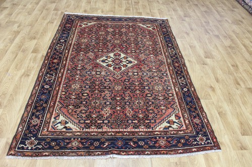 Vintage oriental herati rug - oriental,