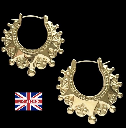 Creole hoop earrings - hoop,