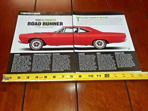 1968 plymouth road - 1968,