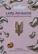SAS British Special Forces Metal & Enamelled Novelty Lapel Pin Badge JKB12-09