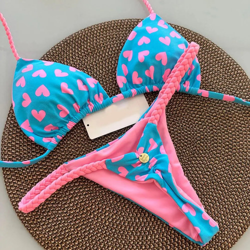 Sexy women bikini set split - set,