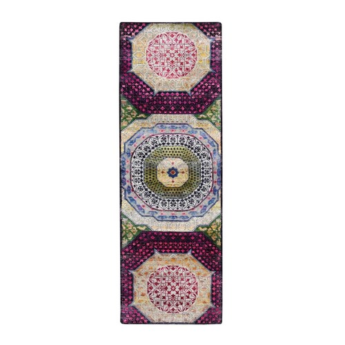 Salsa red silk - 2'9"x8'1",