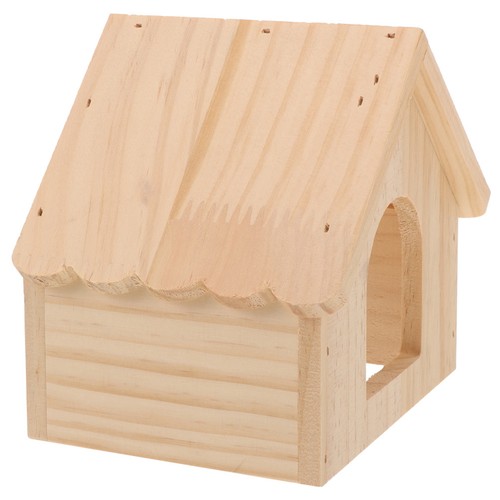 Reusable beige wooden hamster - reusable,