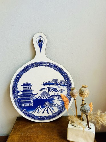 Fab blue white willow - fab,