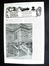 WOLLATON HALL, NOTTINGHAMSHIRE: Country Life magazine article, 1900. Nottingham
