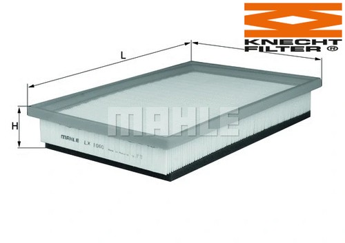 Air filter 1000 - lx, knecht