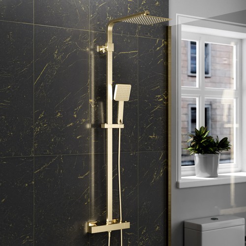 Nes home brushed brass square - nes,