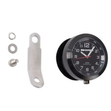 Oxford Clock - Black High Waterproof Motorcycle Clock - OX559