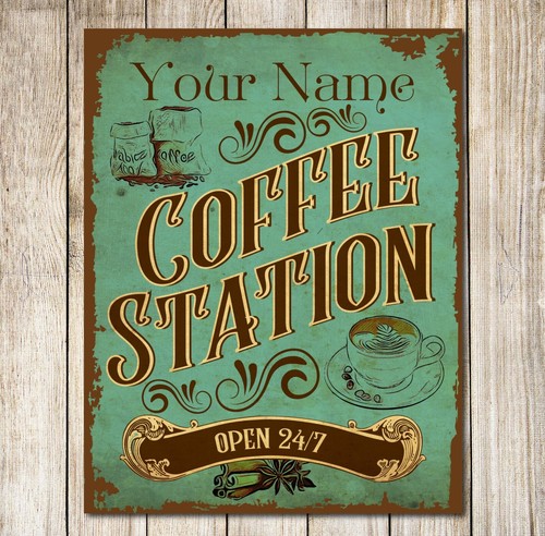 Personalised coffee station - personalised,