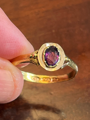 Victorian 22ct gold amethyst