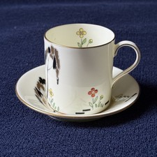 Royal Doulton Eden V1112 Gold  Art Nouveau Vintage 1932 Coffee Can Cup Demitasse