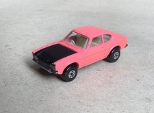 MATCHBOX SUPERFAST, 54c - FORD CAPRI, Pink/Black bonnet (1971) VGC