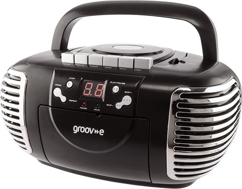 Portable retro boombox with - portable,