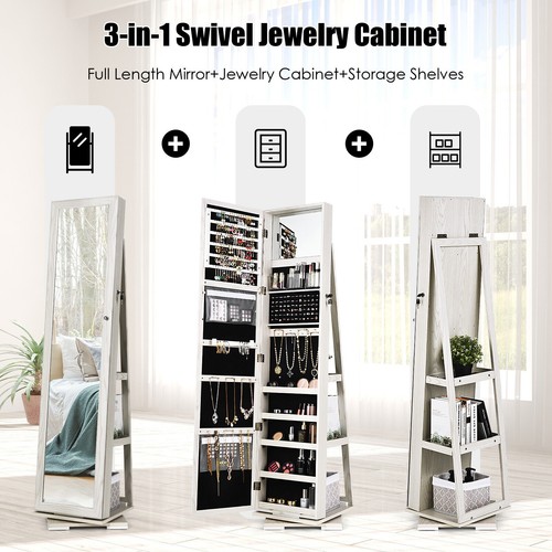 Free standing jewelry armoire - standing,