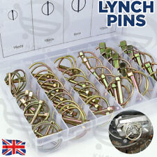 50pcs Lynch Pin Set Safety Linch Clip Fit Trailers Tractor Truck Mowers 4mm~11mm