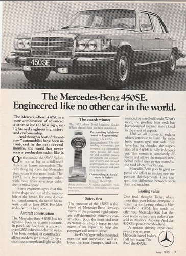 Original 1975 mercedes - -, benz
