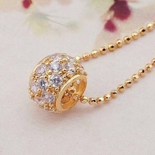 LADIES GOLD PLATED RHINESTONE