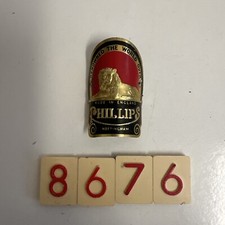 Vintage Phillips Head Tube Badge Headbadge Nottingham 8676