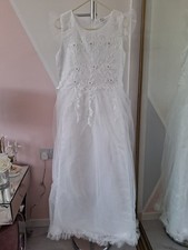 Girls White Dress Wedding Holy