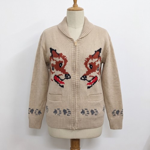 Wolf knit cardigan mary - wolf, maxim