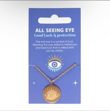 All Seeing Eye Gold Necklace