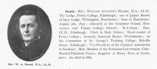 Rev william augustus heard - rev, of