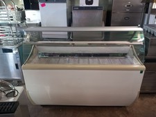 Ice Cream Freezer Display  Storage serve over commercial delivery shop cafe food