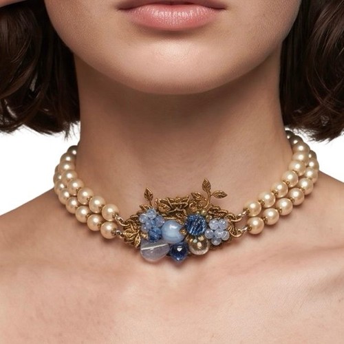 Vintage miriam haskell double - vintage,