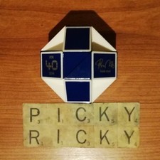 Rubik's Snake Erno 1974 - 2014 40th Anniversary Blue/White Puzzle