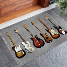 Rock Music Party Guitar Carpet