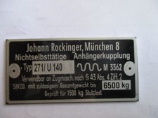 Johann Rockinger hitch
