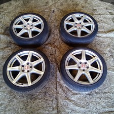 **Honda Civic FN2 Type R 2006-2011 SET Enkei 18" 5x114.3 Alloy Wheels & Tyres