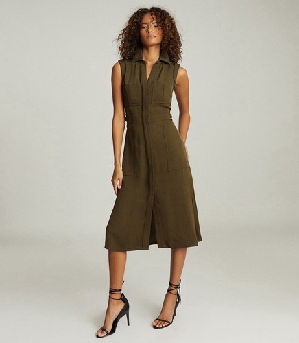 Reiss khaki effie utility - reiss,