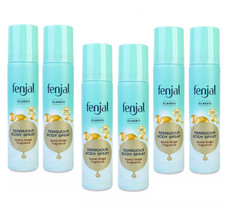 6 x Fenjal Classic Body Spray