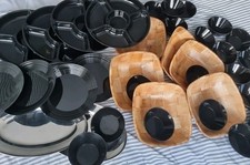 35 X Various Wood  Tin Or Plastic Serving Trays Bowls Platters