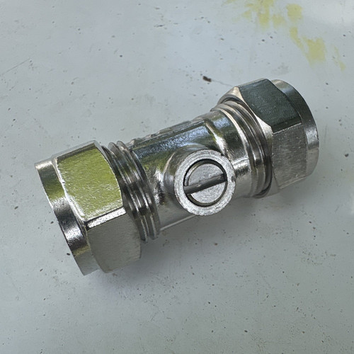 Straight polished chrome - straight,