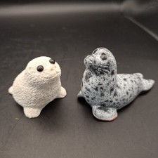 Cute Seal Figurines Ark Studio Pottery / Resin