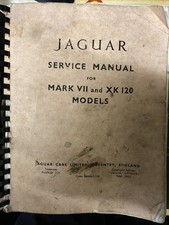 Jaguar MiVII & XK120 Service Manual, Original