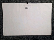 1989 Railfreight Calendar Railway Trains Railwayana