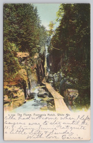 White mountains flume - white,