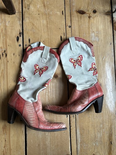 Vintage sancho pink white - pink, &