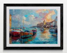 Beach Seascape Seaside Framed